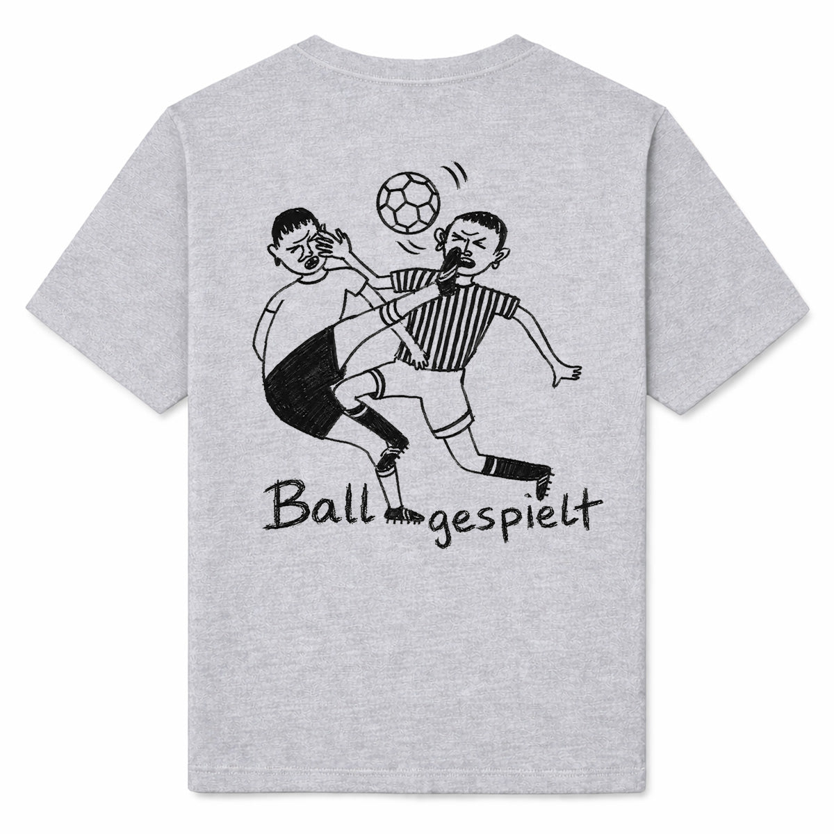 BALL GESPIELT - Premium T-Shirt Backprint