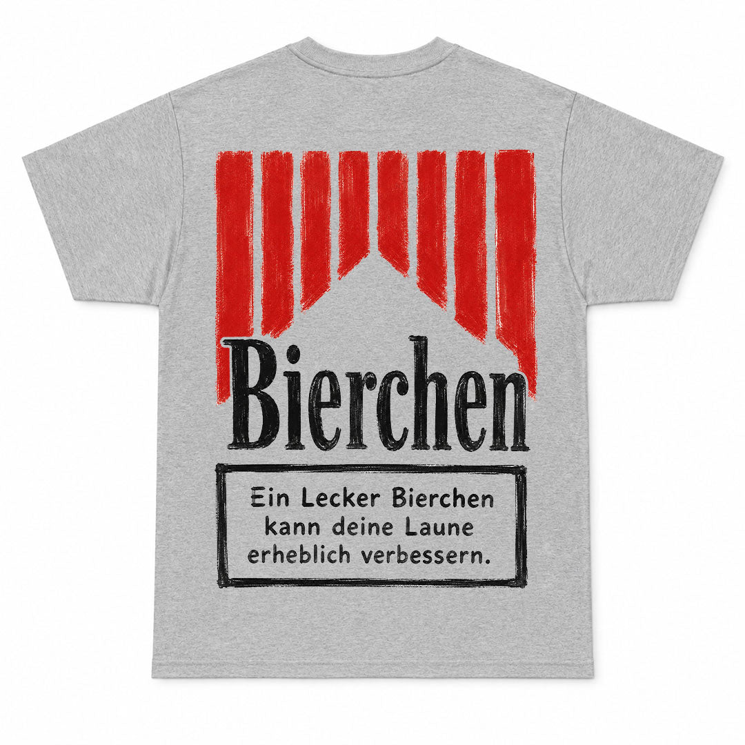 BIERCHEN - Premium T-Shirt Backprint