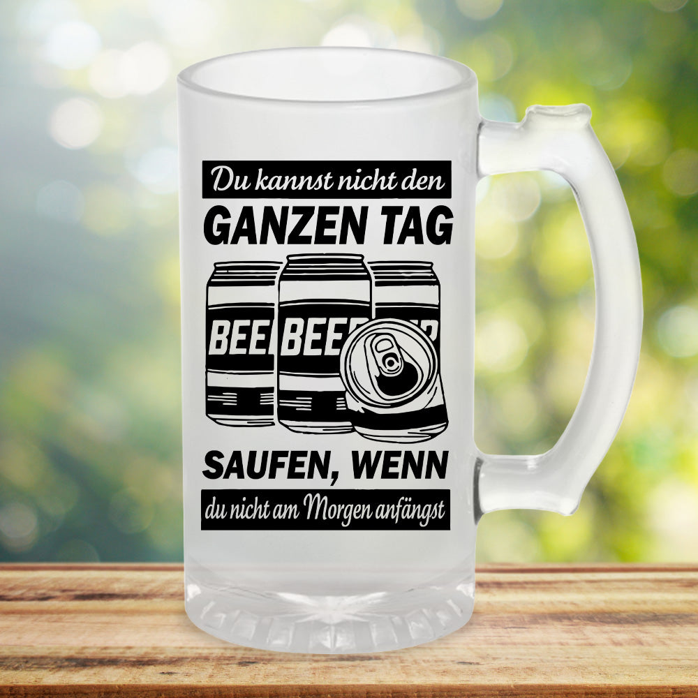 GANZER TAG - Premium Bierkrug