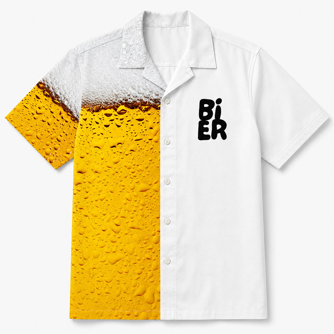 BIER HALFWAY - Premium Hawaiihemd