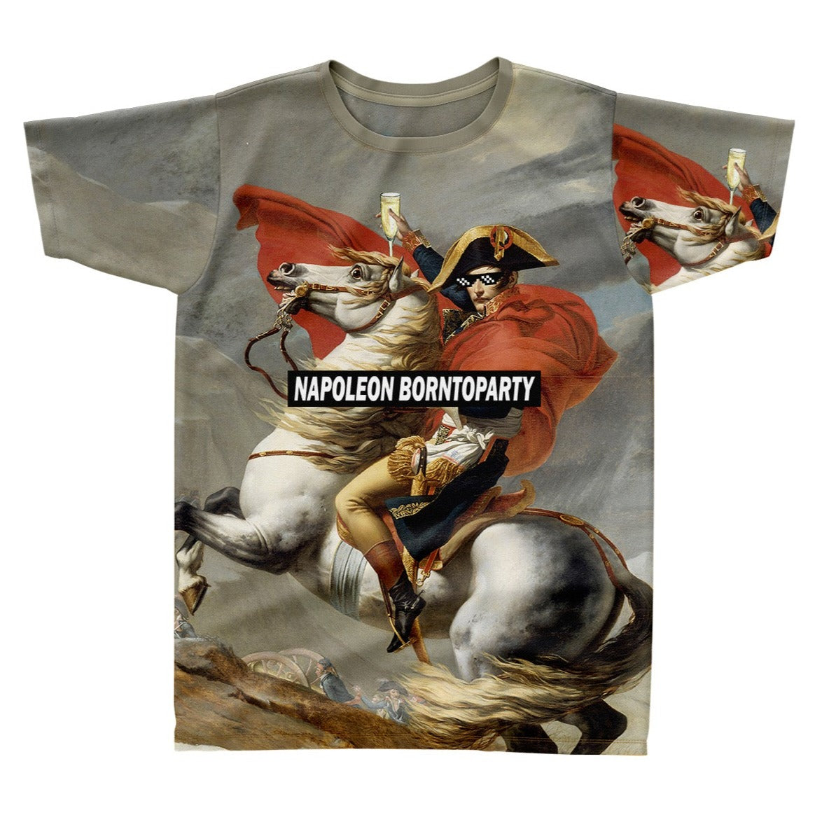 NAPOLEON BORNTOPARTY - Fullprint Tshirt