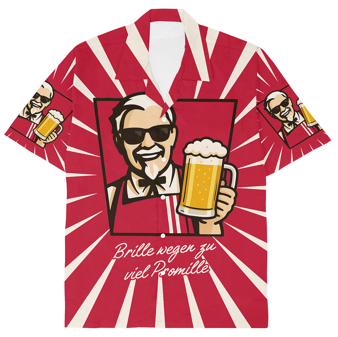 BRILLE WEGEN PROMILLE - Hawaiihemd