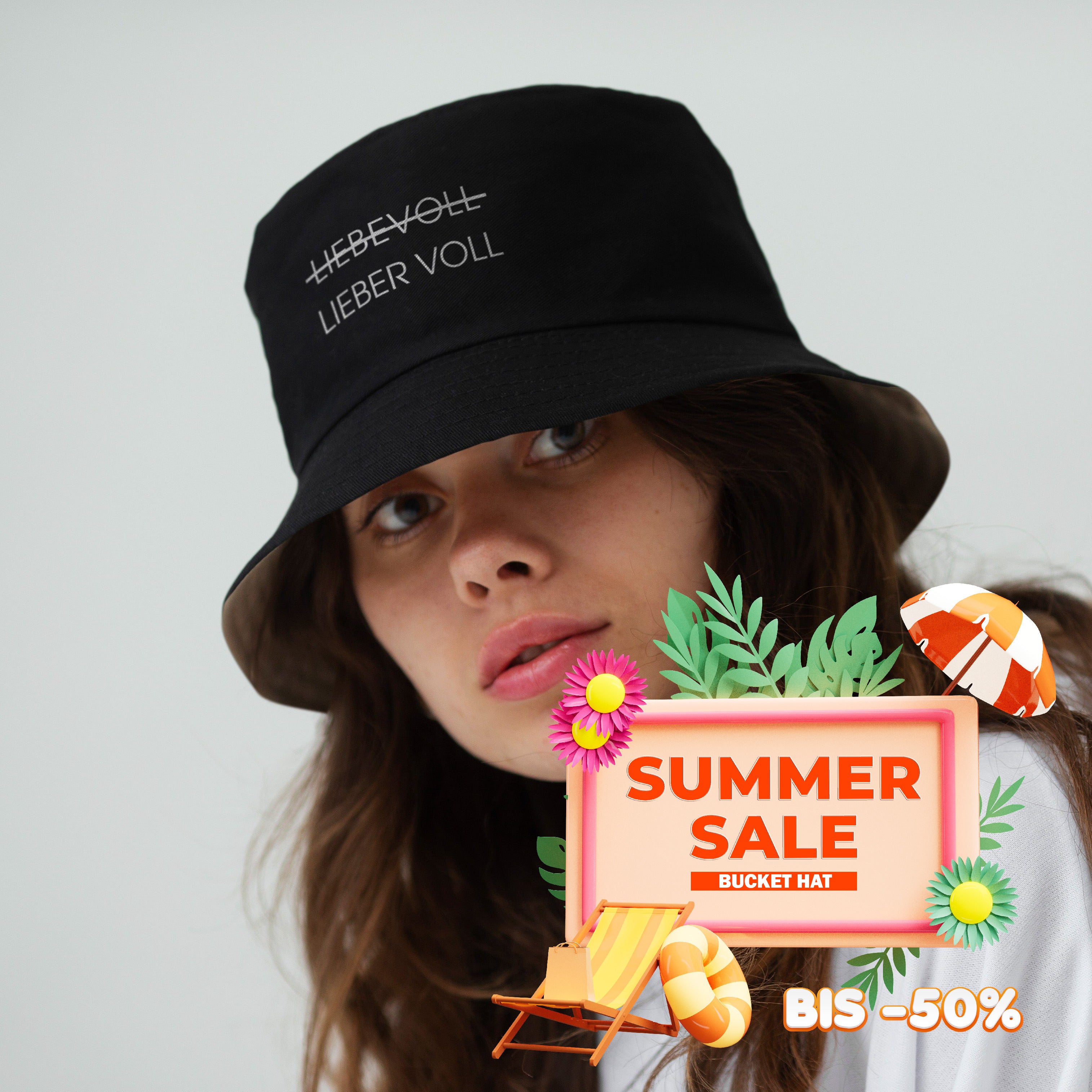 SUMMER SALE: LIEBEVOLL BUCKET HAT