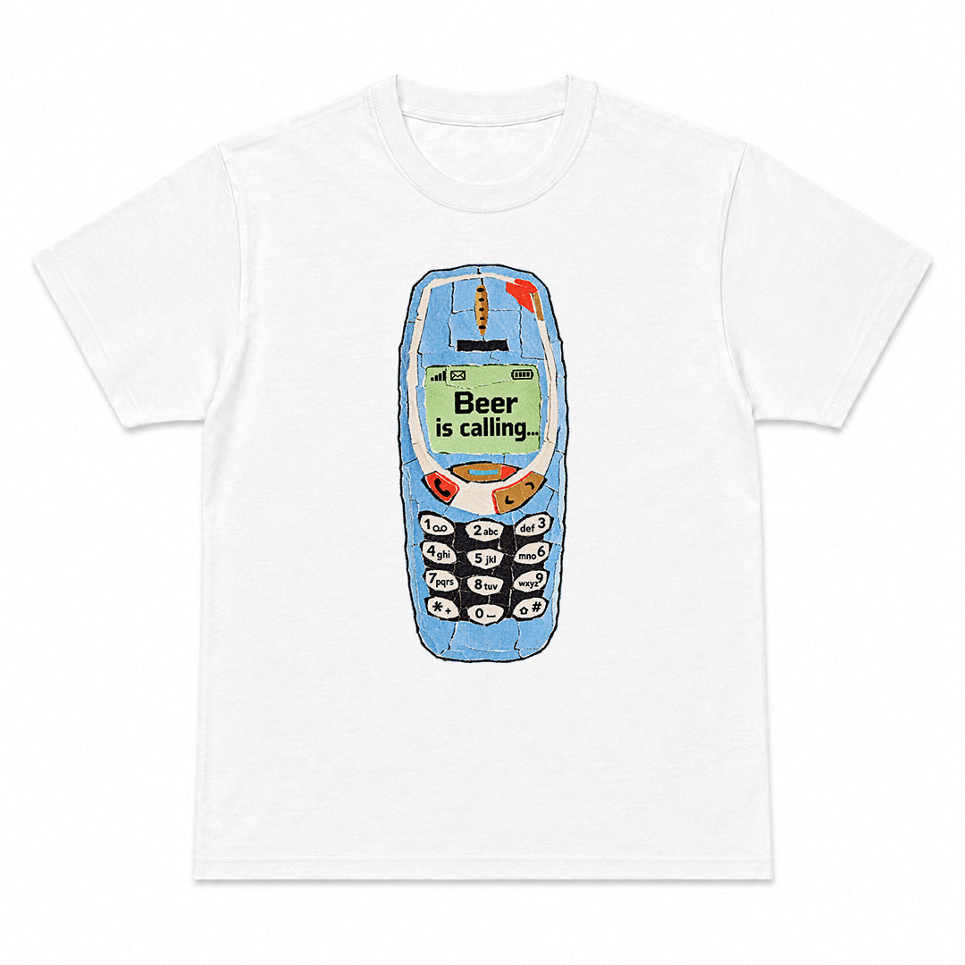 BEER IS CALLING - Camiseta Premium Unisex