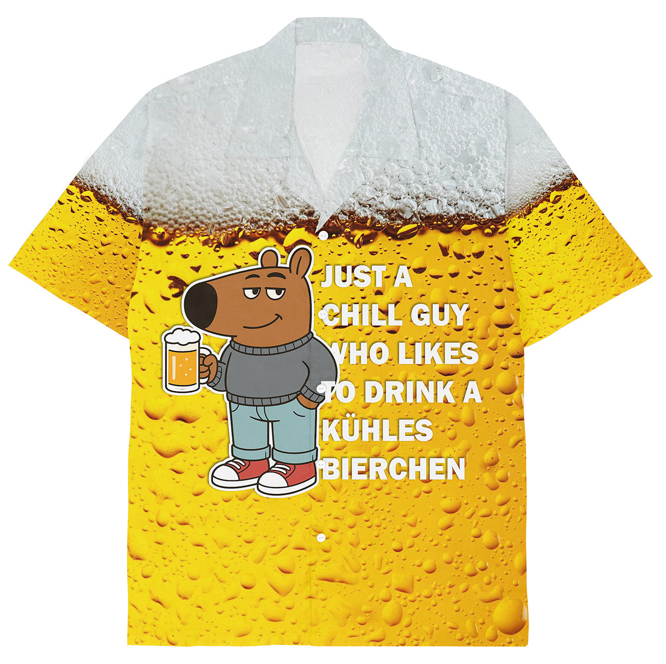 JUST A CHILL GUY BIERCHEN - Hawaiihemd