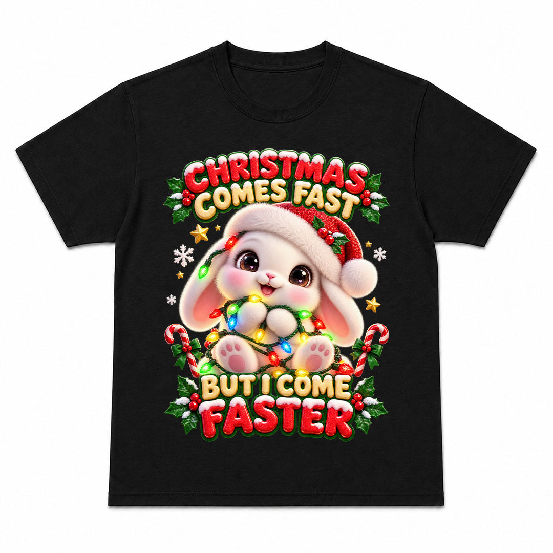 CHRISTMAS COMES FAST - Kerst T-Shirt