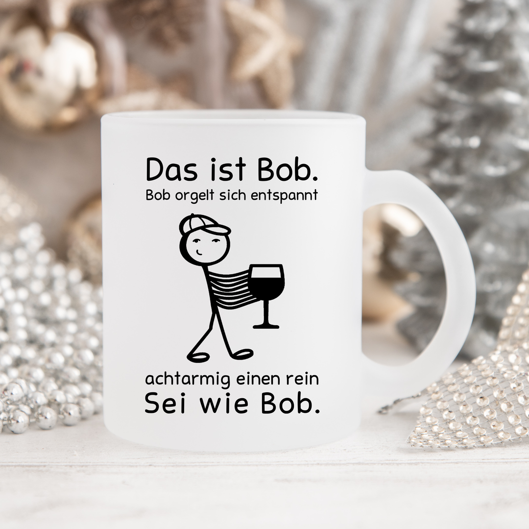 DAS IST BOB - Glastasse satiniert