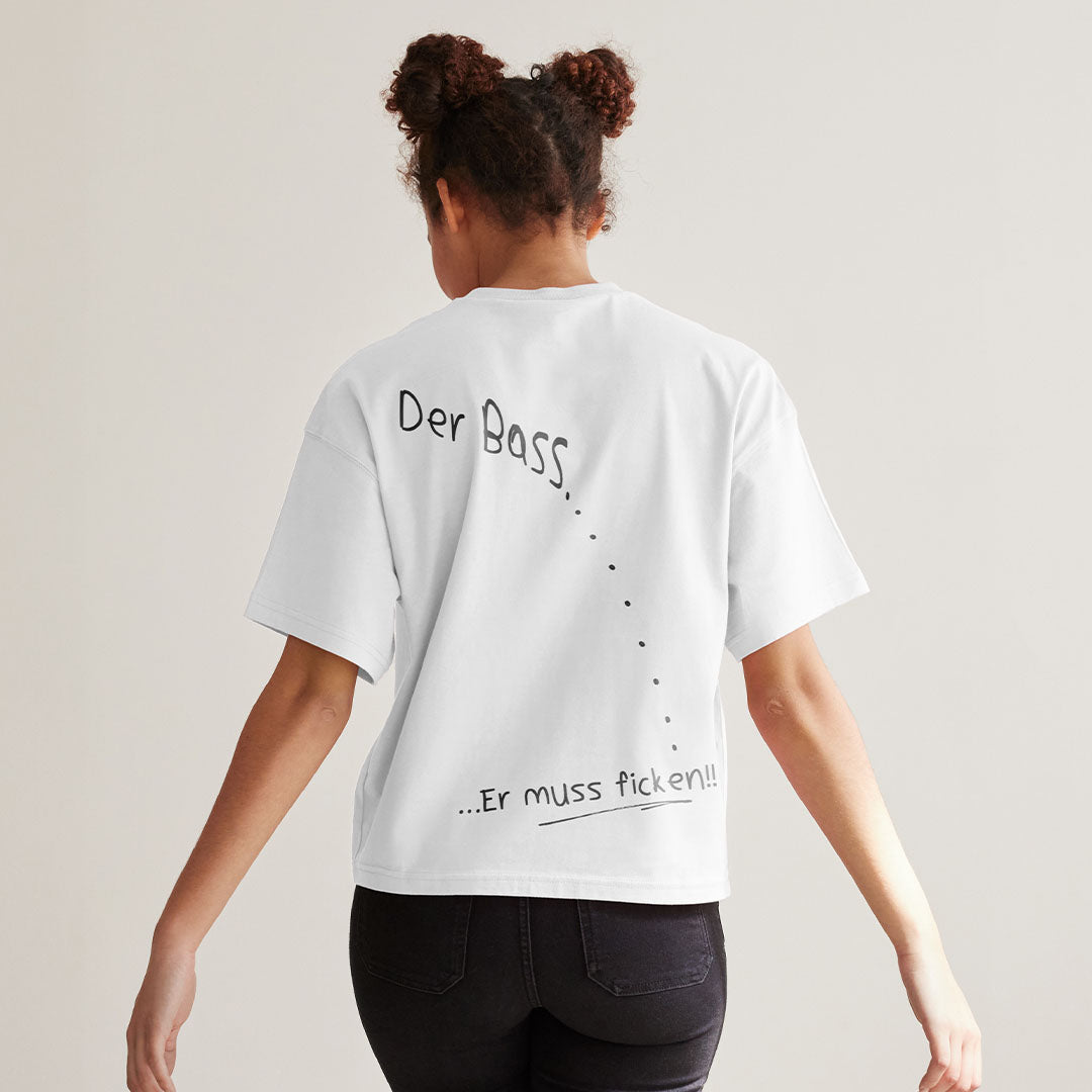 DER BASS - Premium T-Shirt Backprint