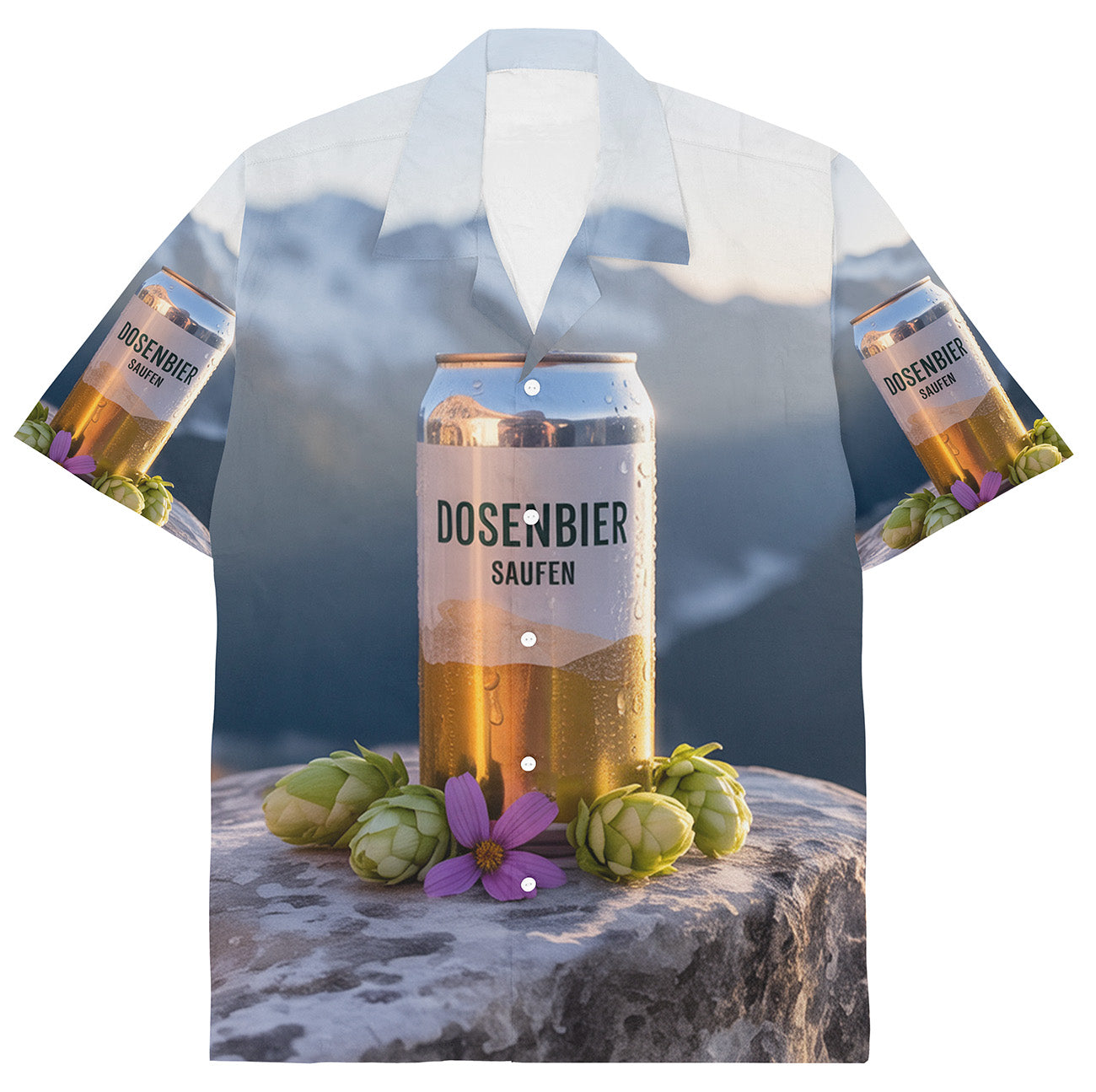 DOSENBIER SAUFEN - Hawaiihemd