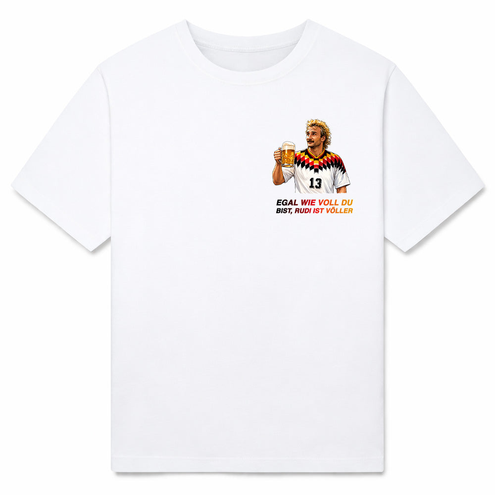 EGAL WIE VOLL DU BIST BRUSTDRUCK - Premium T-Shirt Unisex