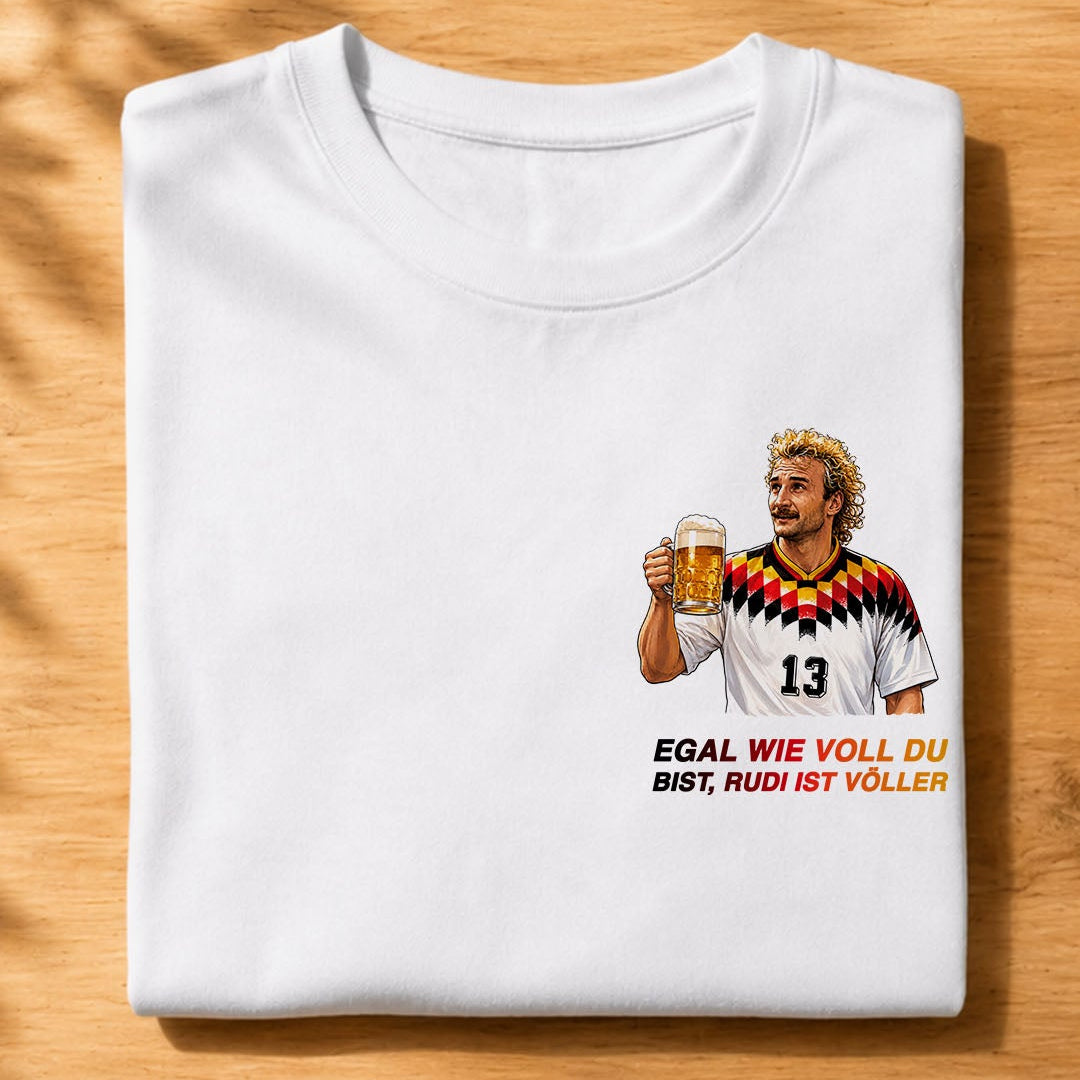 EGAL WIE VOLL DU BIST BRUSTDRUCK - Premium T-Shirt Unisex