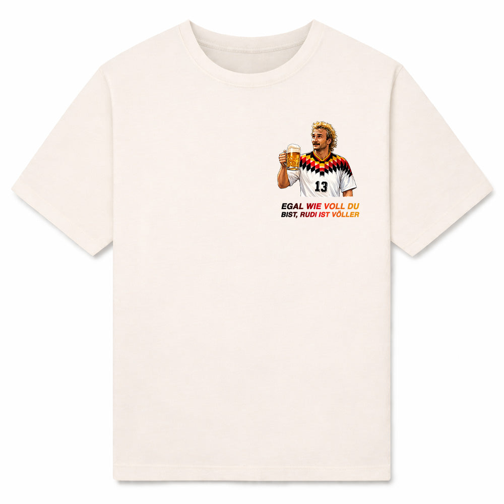 EGAL WIE VOLL DU BIST BRUSTDRUCK - Premium T-Shirt Unisex