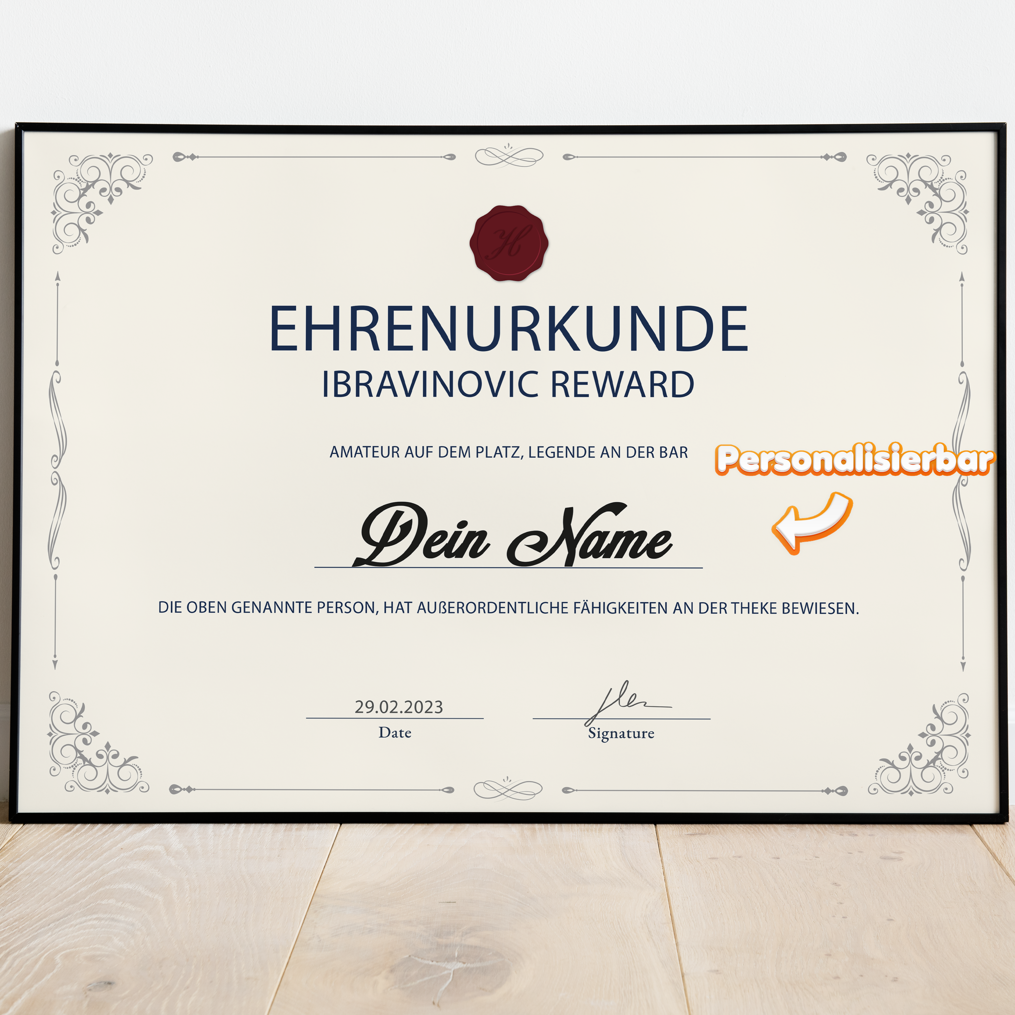 IBRAVINOVIC REWARD - Premium Poster