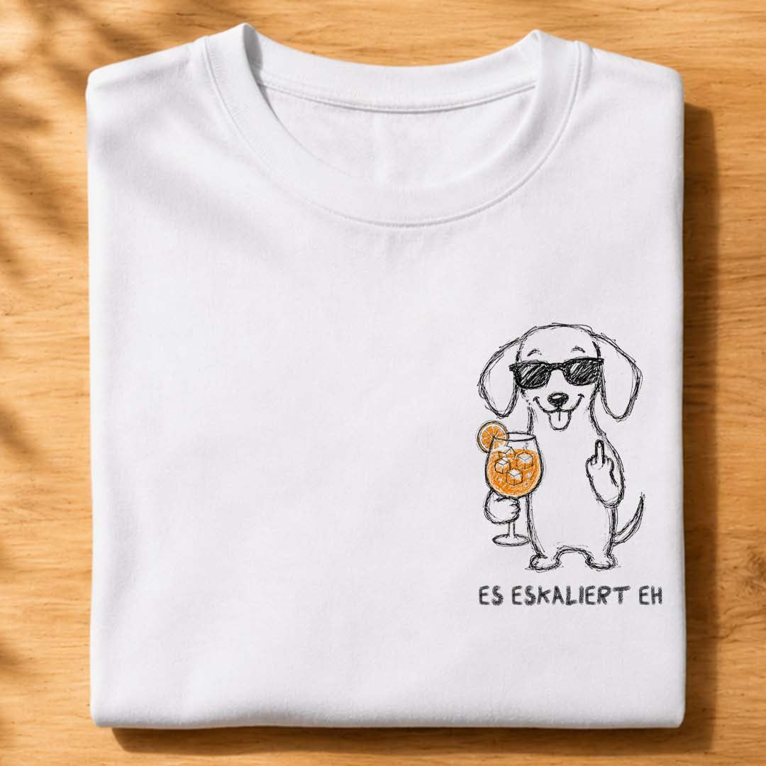 ES ESKALIERT EH HUND - Premium T-Shirt Unisex