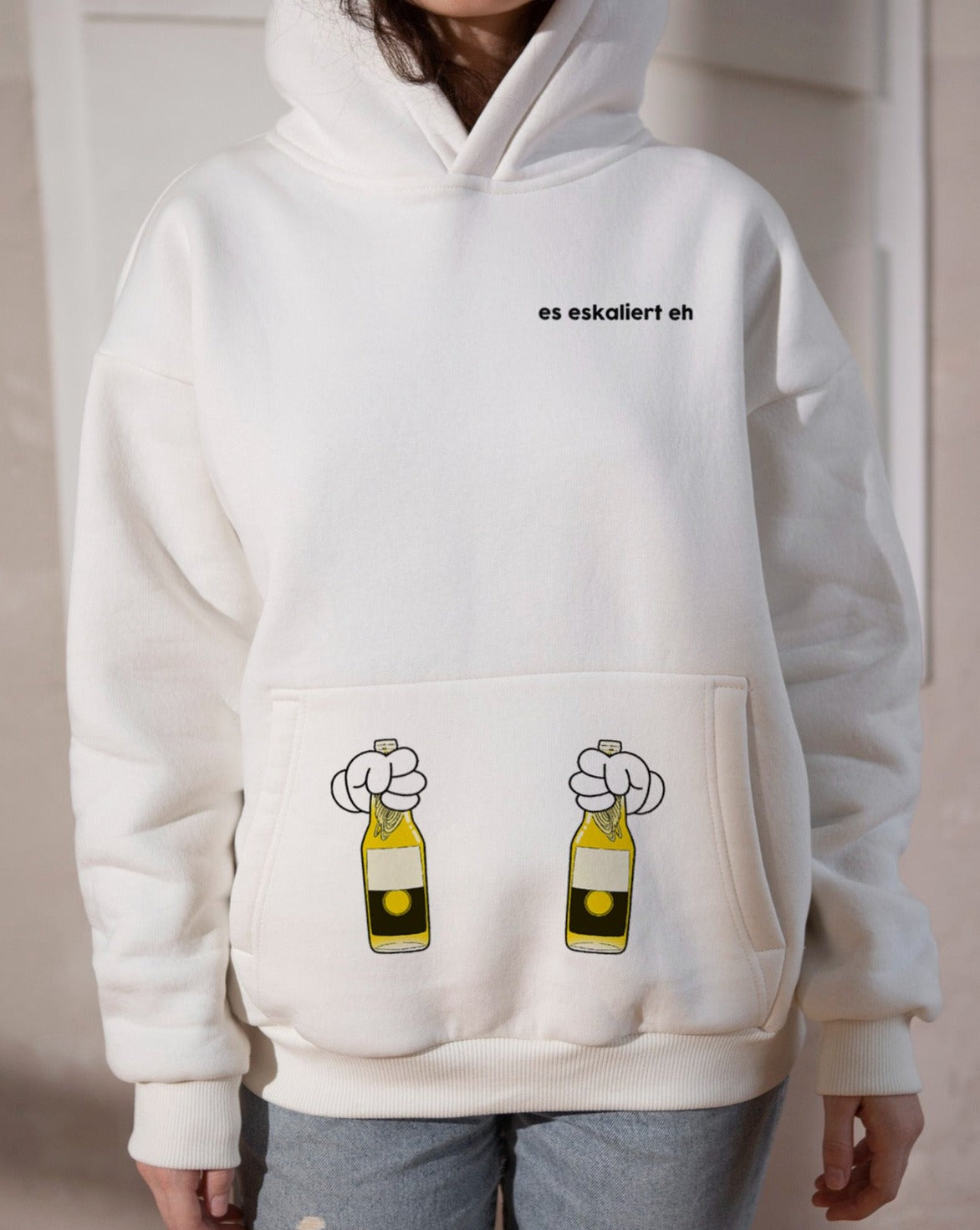 ES ESKALIERT EH - Premium Hoodie Taschendruck