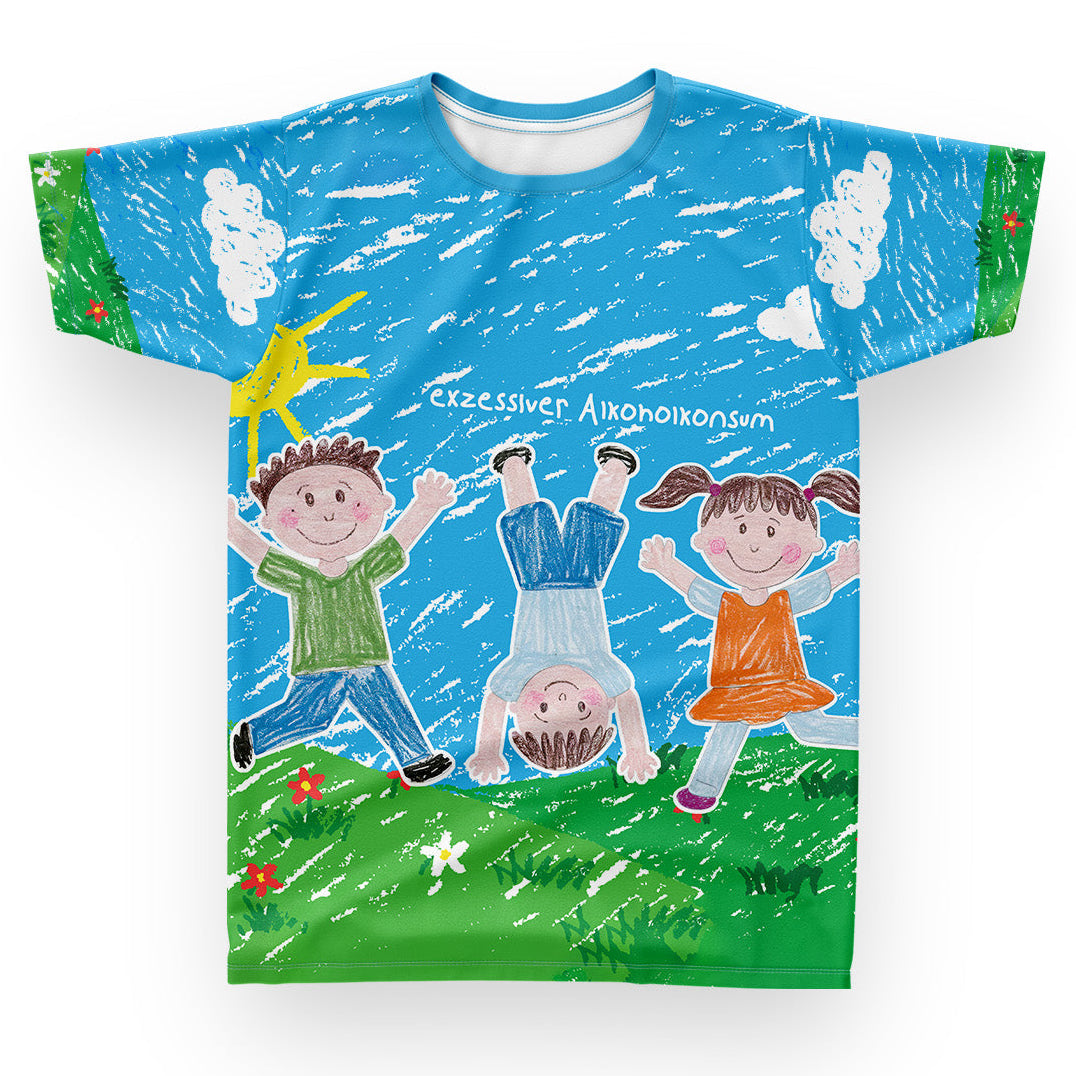 EXZESSIVER ALKOHOLKONSUM - Premium T-Shirt Fullprint