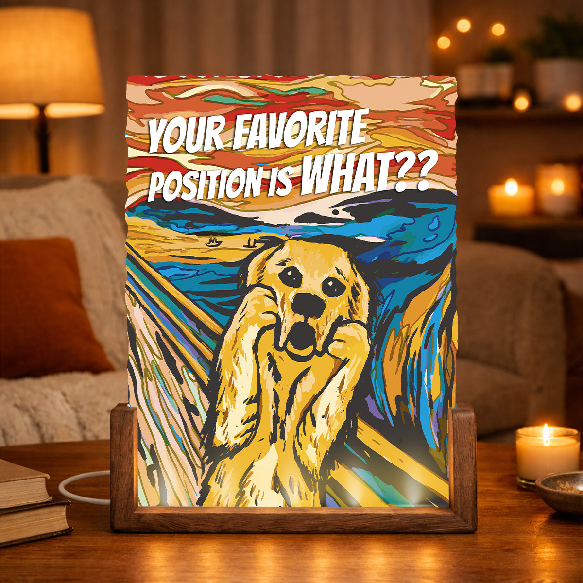 FAVORITE POSITION - Beleuchteter Bilderrahmen