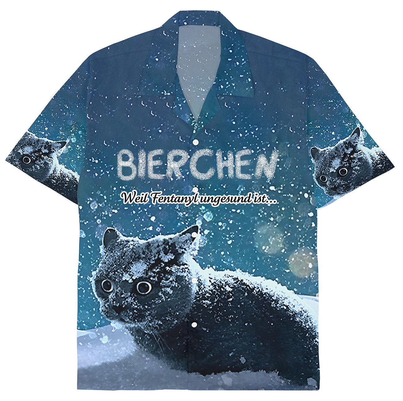 BIERCHEN UNGESUND - Hawaiihemd