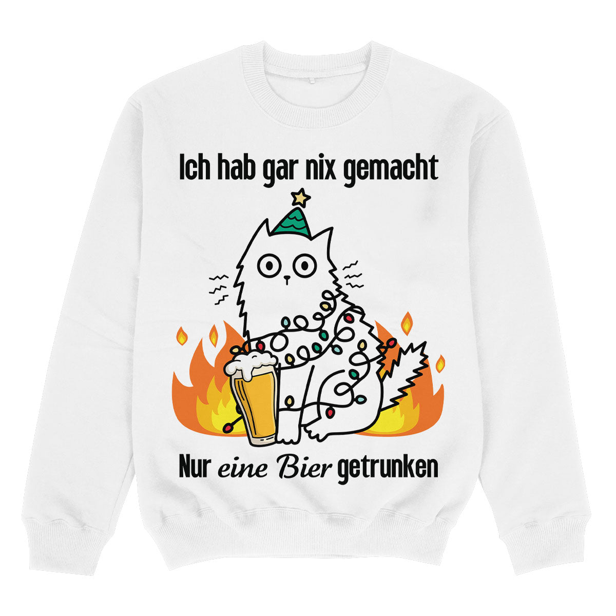 NUR EINE BIER GETRUNKEN - Premium Sweater