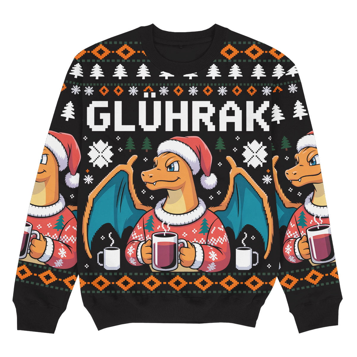 APRES SKI GLÜHRAK - Premium Fullprint Sweater