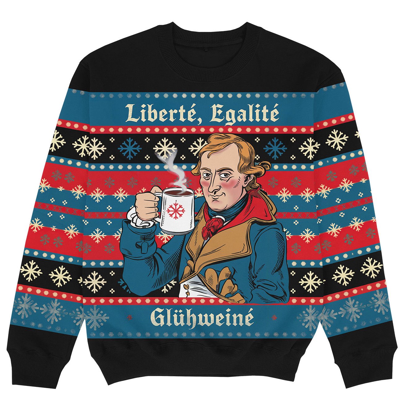 LIBERTE EGALITE GLÜHWEINE - Christmas Ugly Sweater