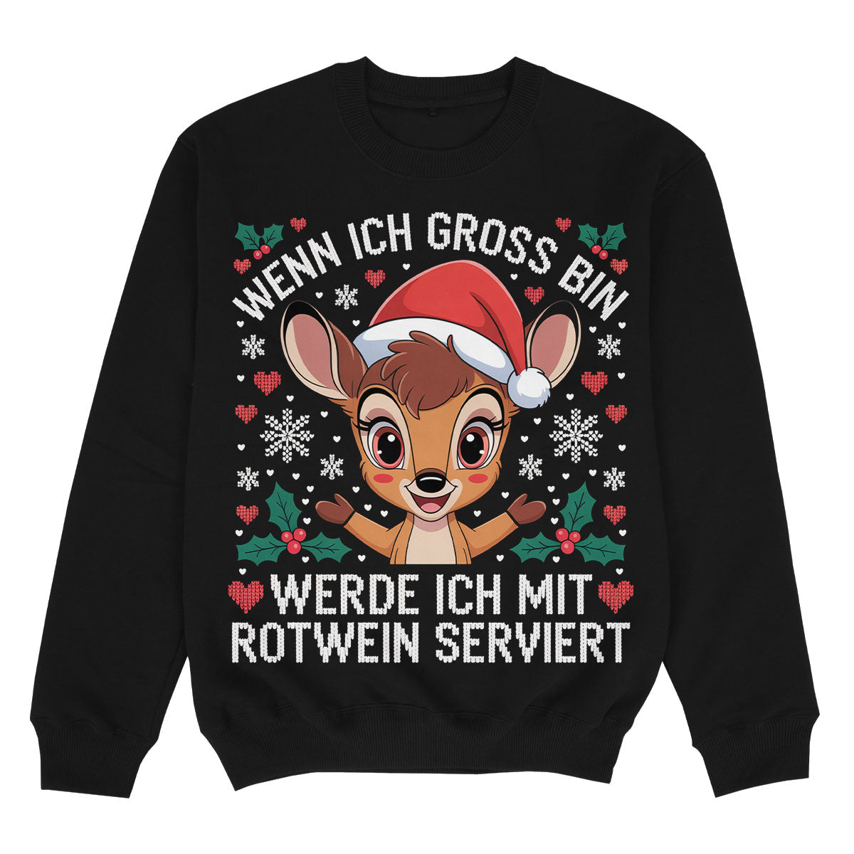 WENN ICH GROß BIN - Premium Christmas Sweater