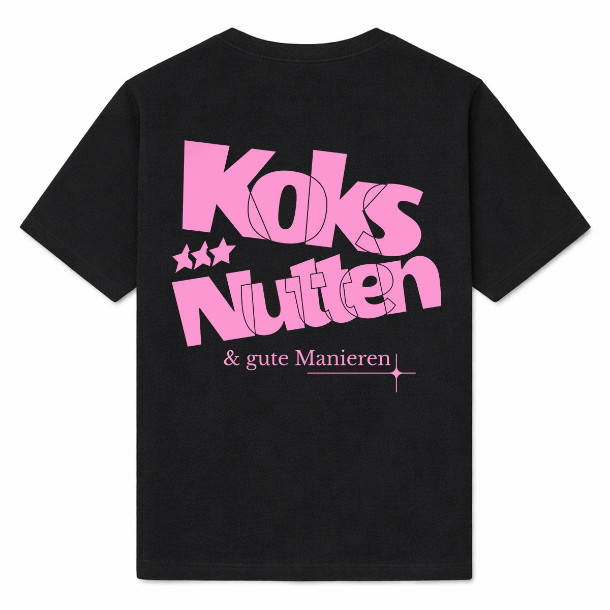 GUTE MANIEREN - Premium T-Shirt Backprint