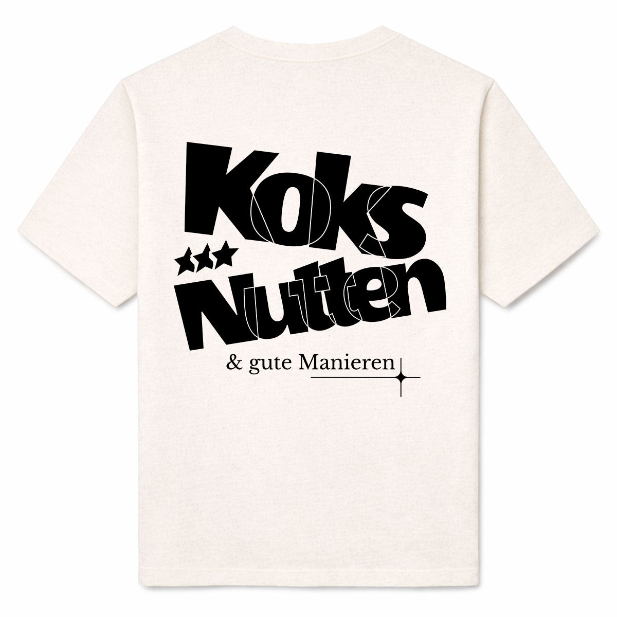 GUTE MANIEREN - Premium T-Shirt Backprint