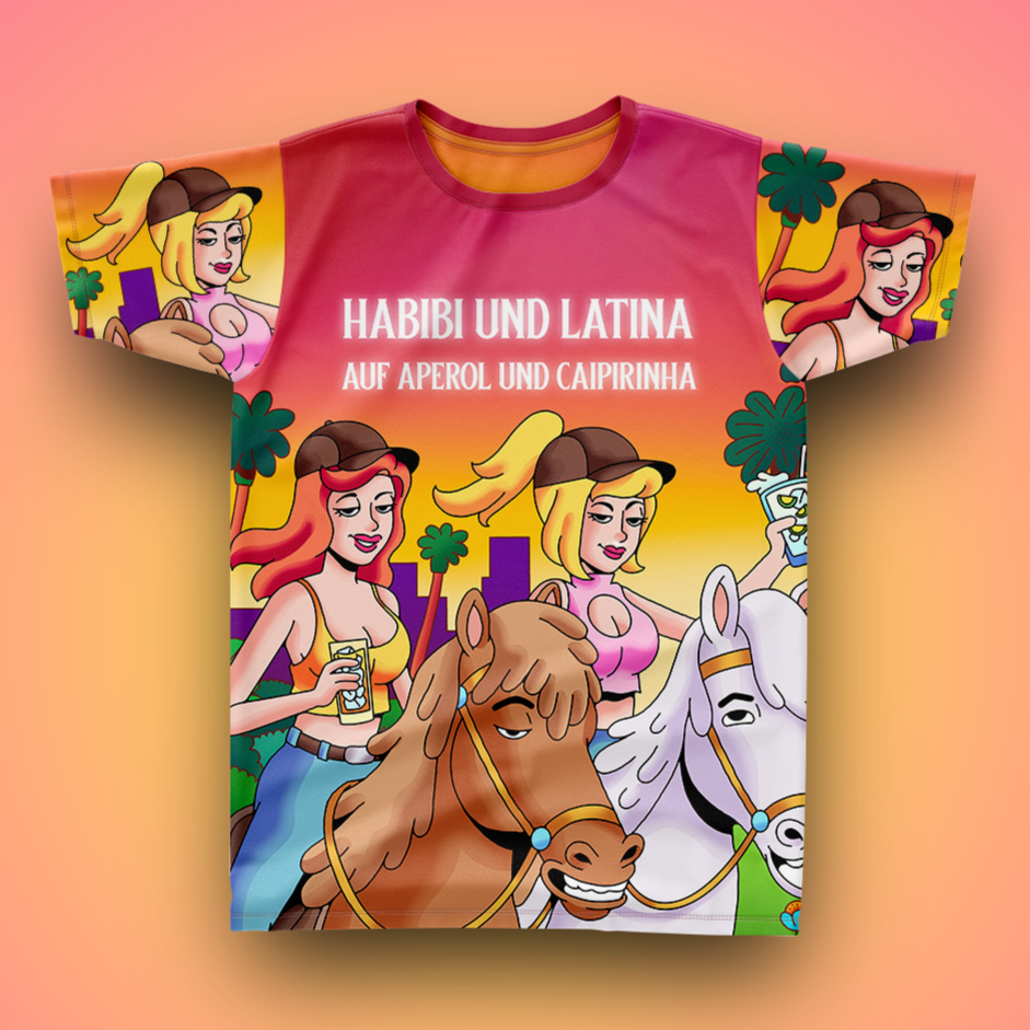 HABIBI UND LATINA - Fullprint Shirt