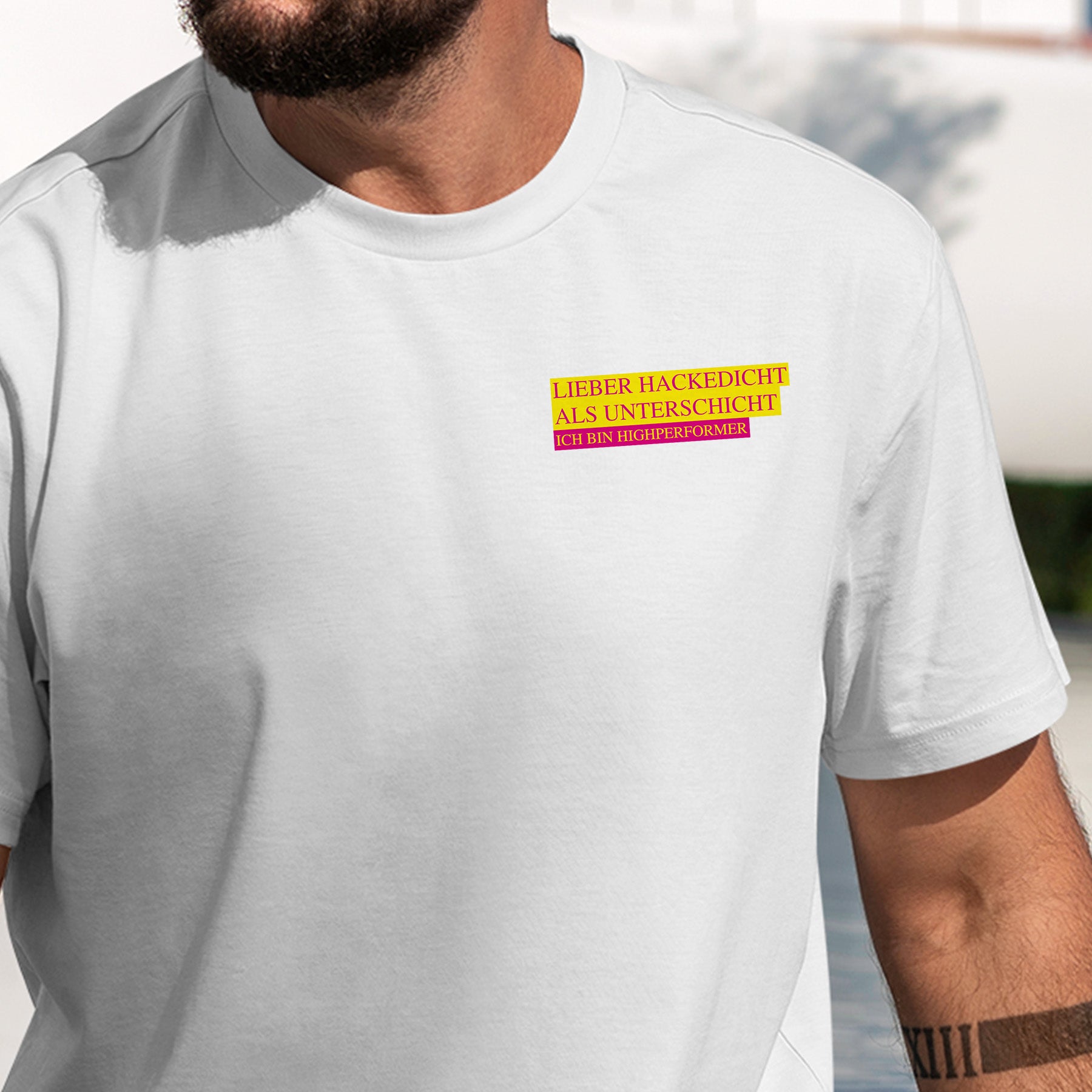 HACKEDICHT - Premium Shirt Unisex