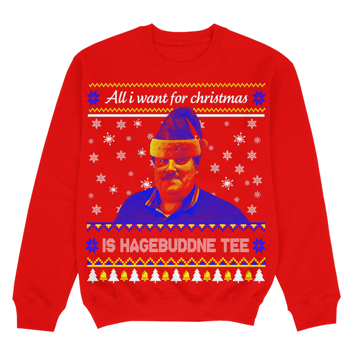 HAGEBUDDNE TEE - Premium Christmas Sweater