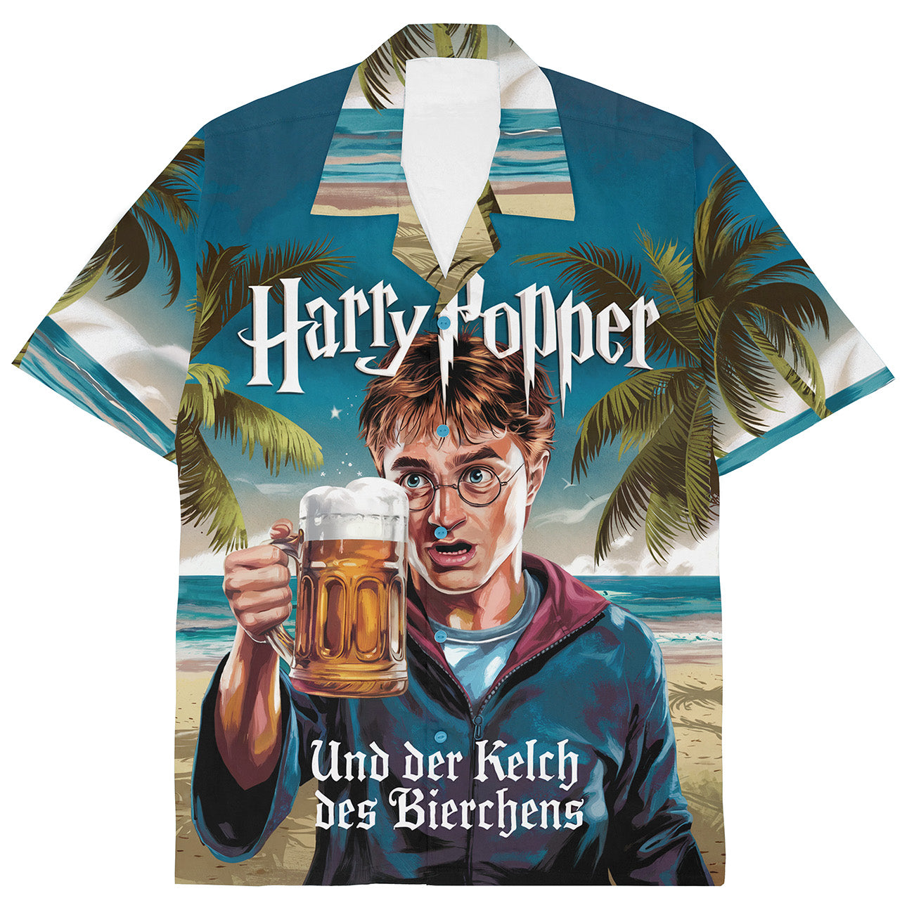 HARRY POPPER BIERCHEN - Hawaiihemd