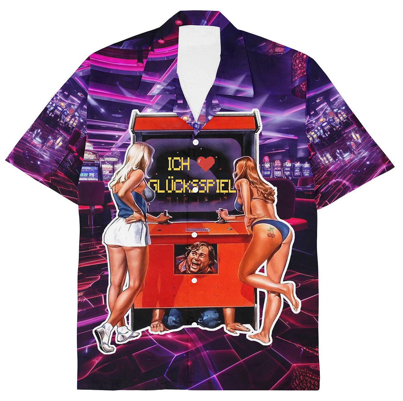 ICH LIEBE GLÜCKSSPIEL - Hawaiihemd