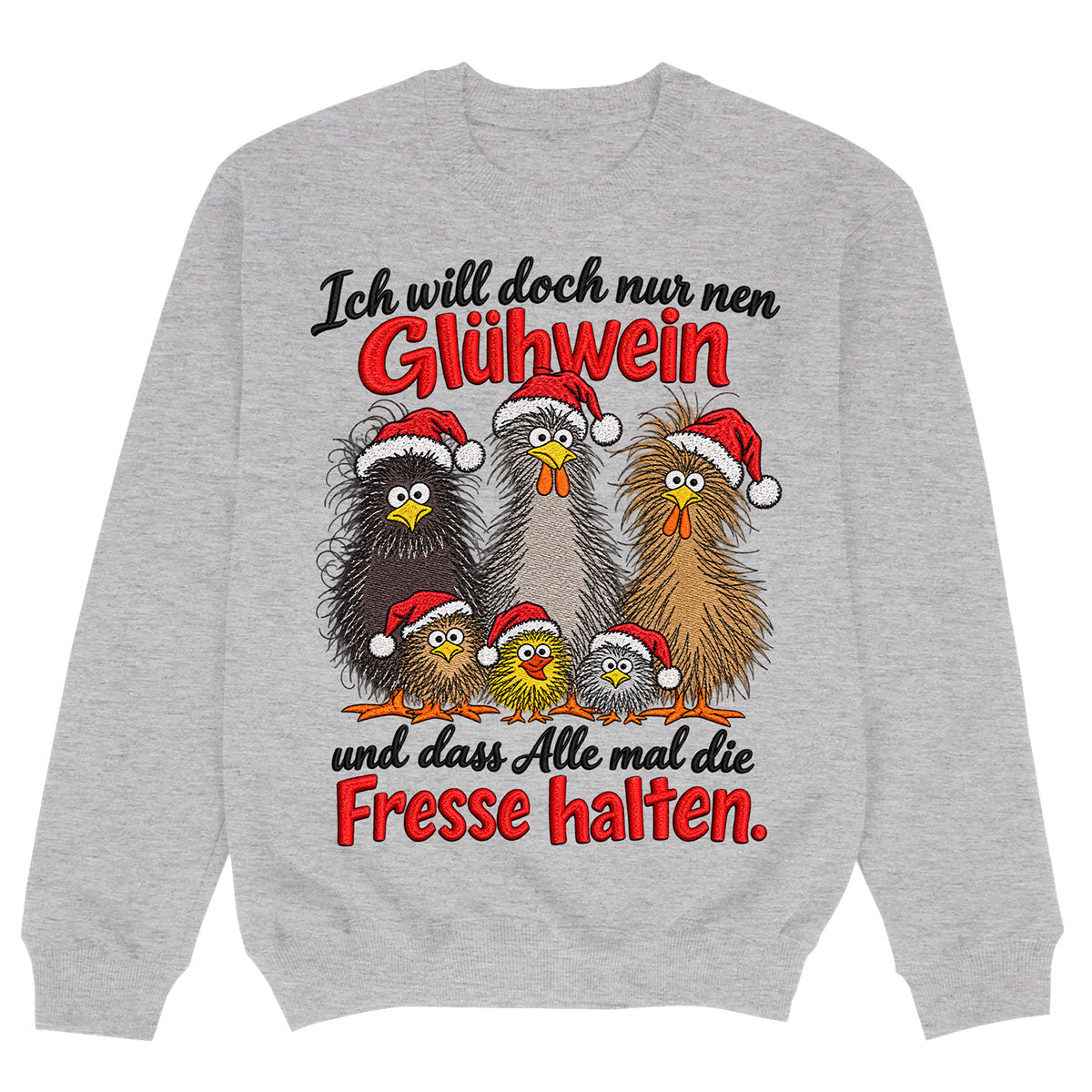ICH WILL DOCH NUR GLÜHWEIN - Felpa Premium