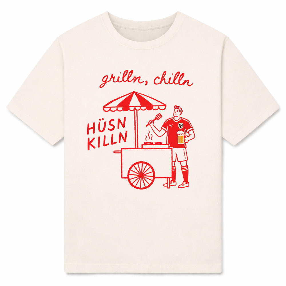 GRILLN CHILLN HÜSN KILLN - Premium T-Shirt Unisex