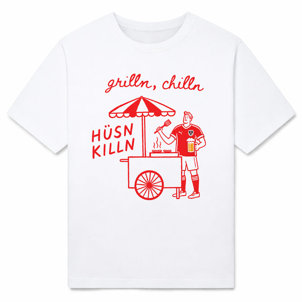 GRILLN CHILLN HÜSN KILLN - Premium T-Shirt Unisex