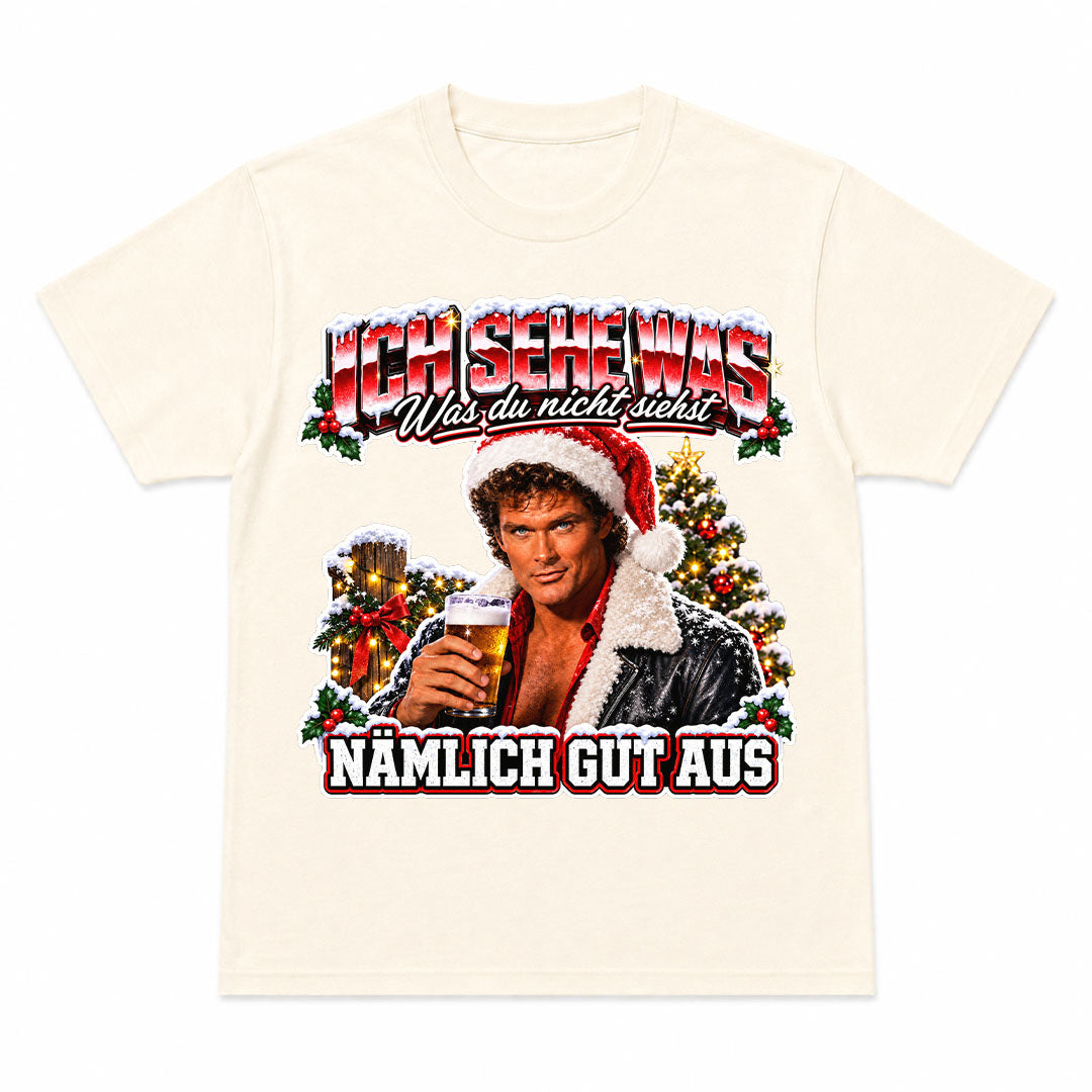 ICH SEHE WAS CHRISTMAS - Kerst T-Shirt