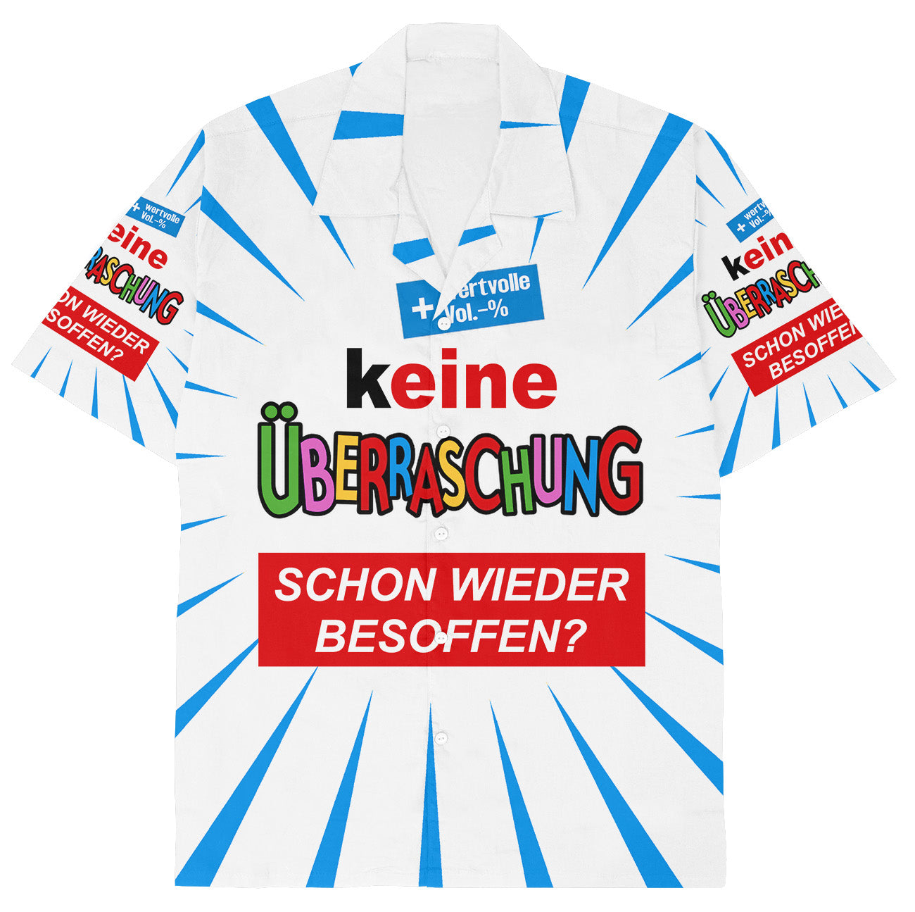 SCHON WIEDER BESOFFEN ÜBERRASCHUNG - Hawaiihemd