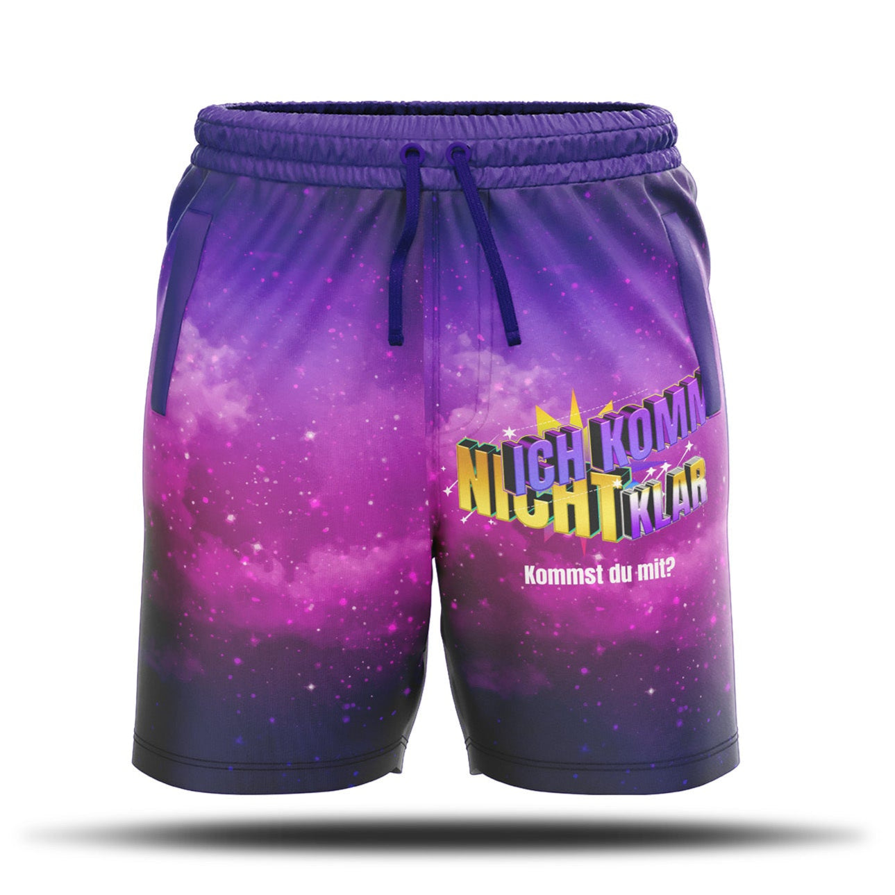 ICH KOMM NICHT KLAR - Fullprint Badeshort