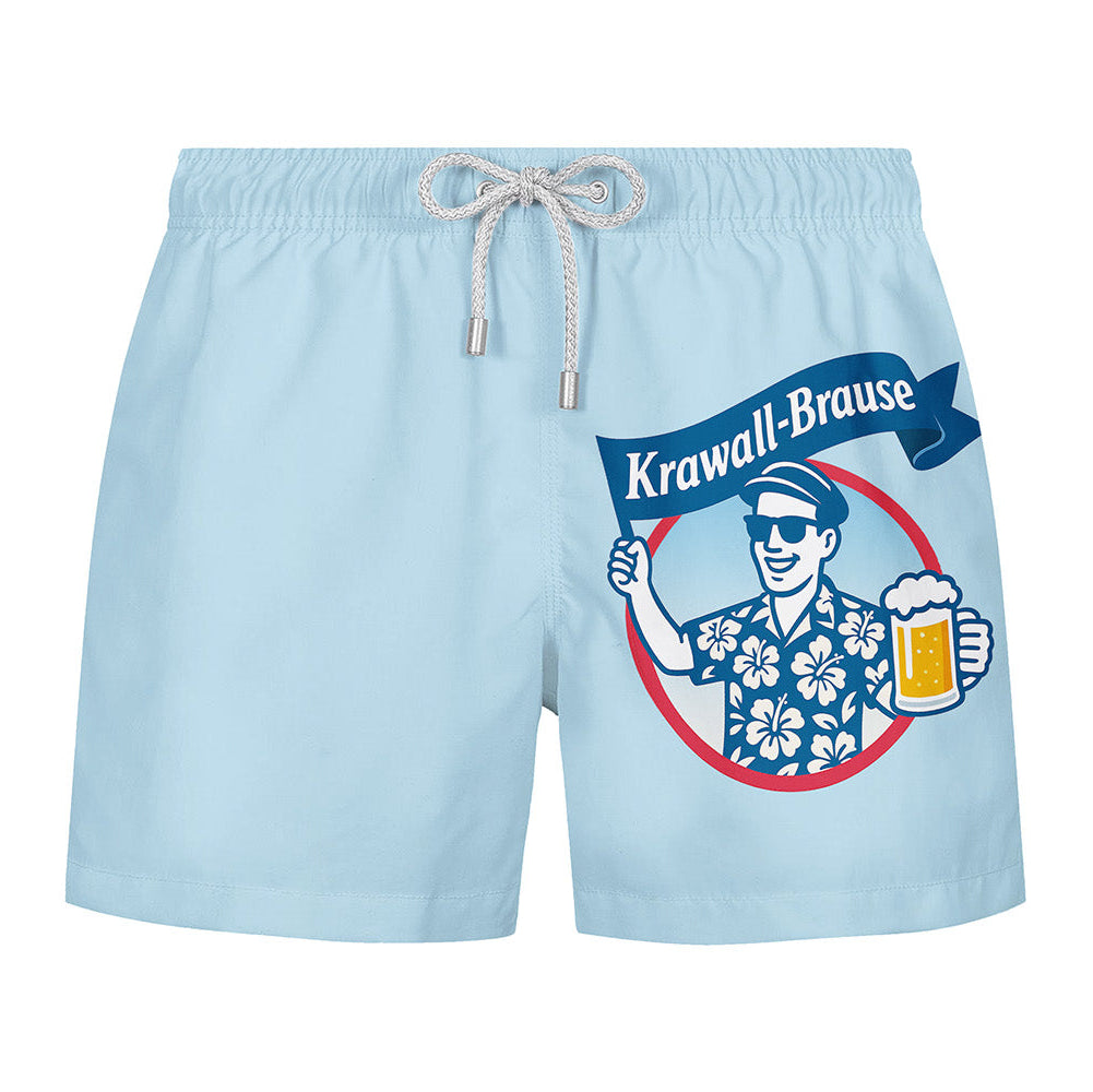 KRAWALLBRAUSE - Premium Badeshort Fullprint