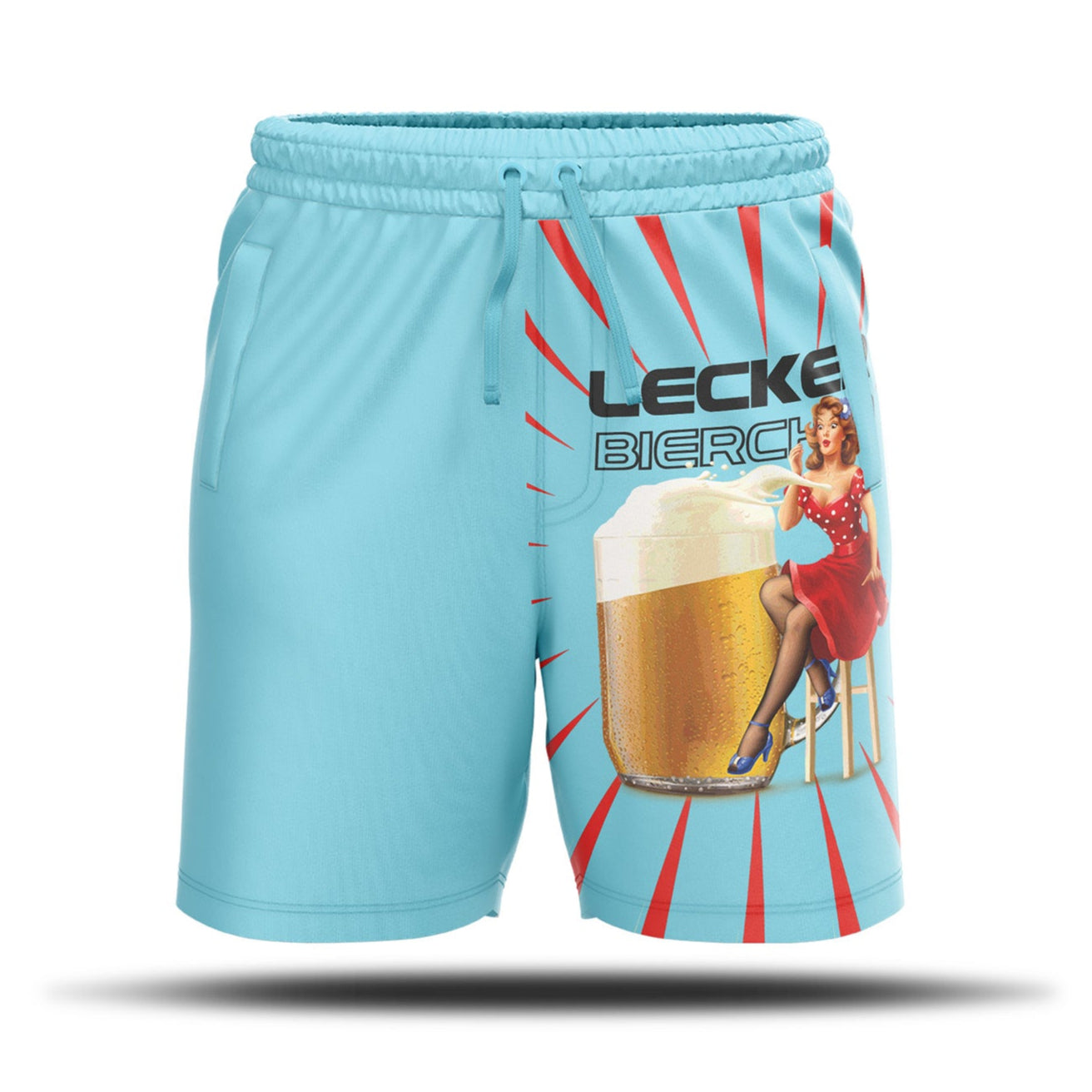 LECKER BIERCHEN - Fullprint Short