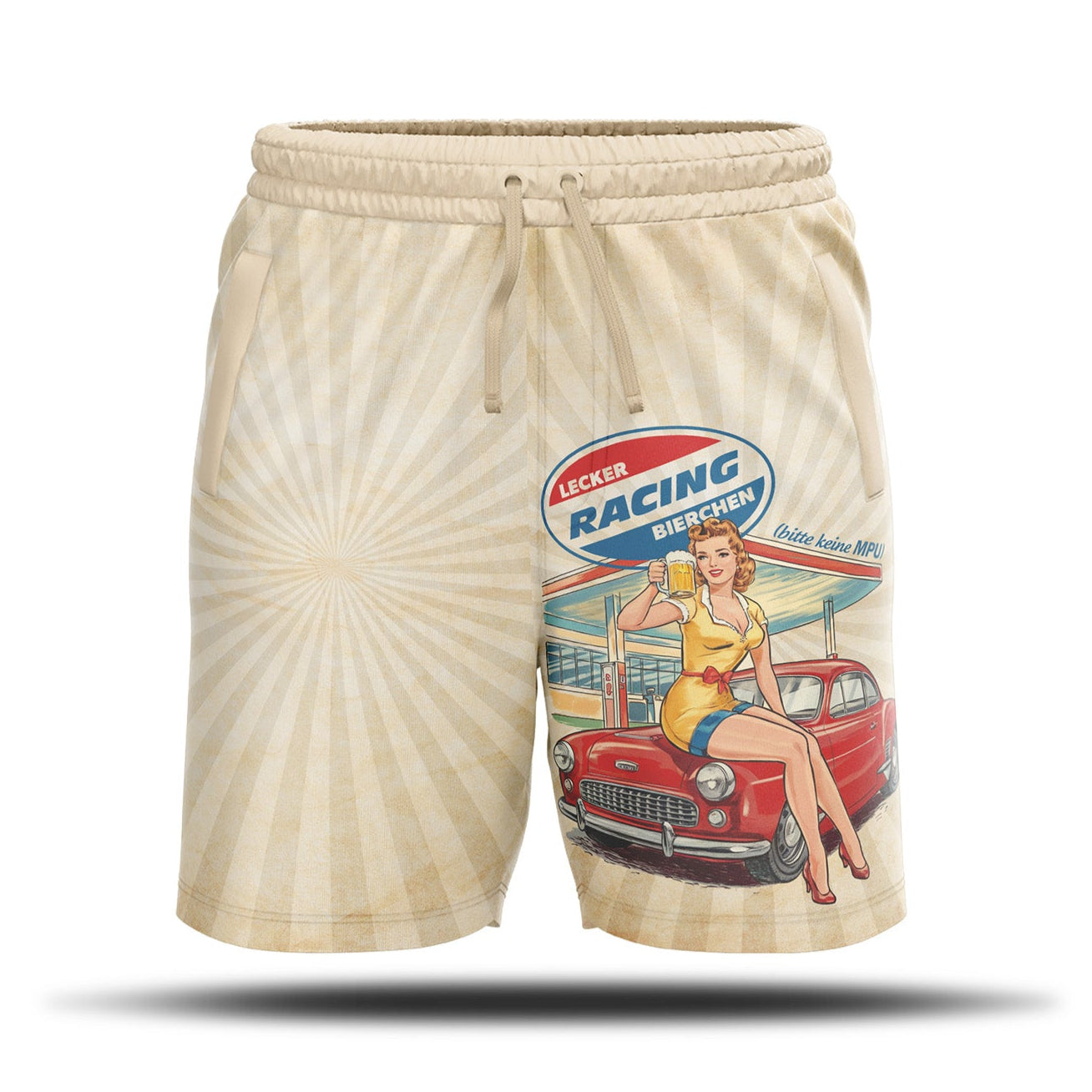 LECKER BIERCHEN RACING - Badeshort