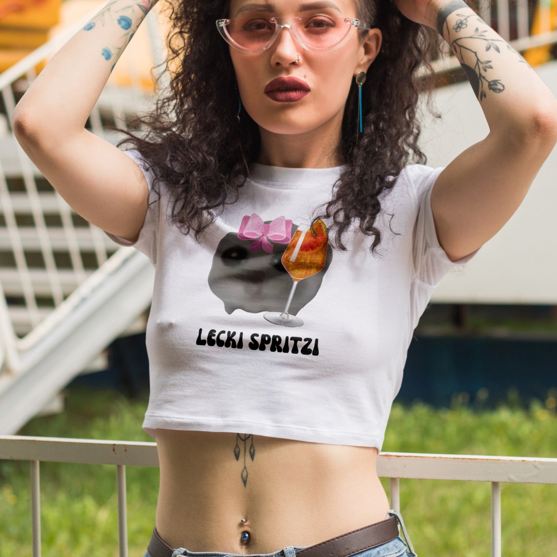LECKI SPRITZI - Premium Crop Top
