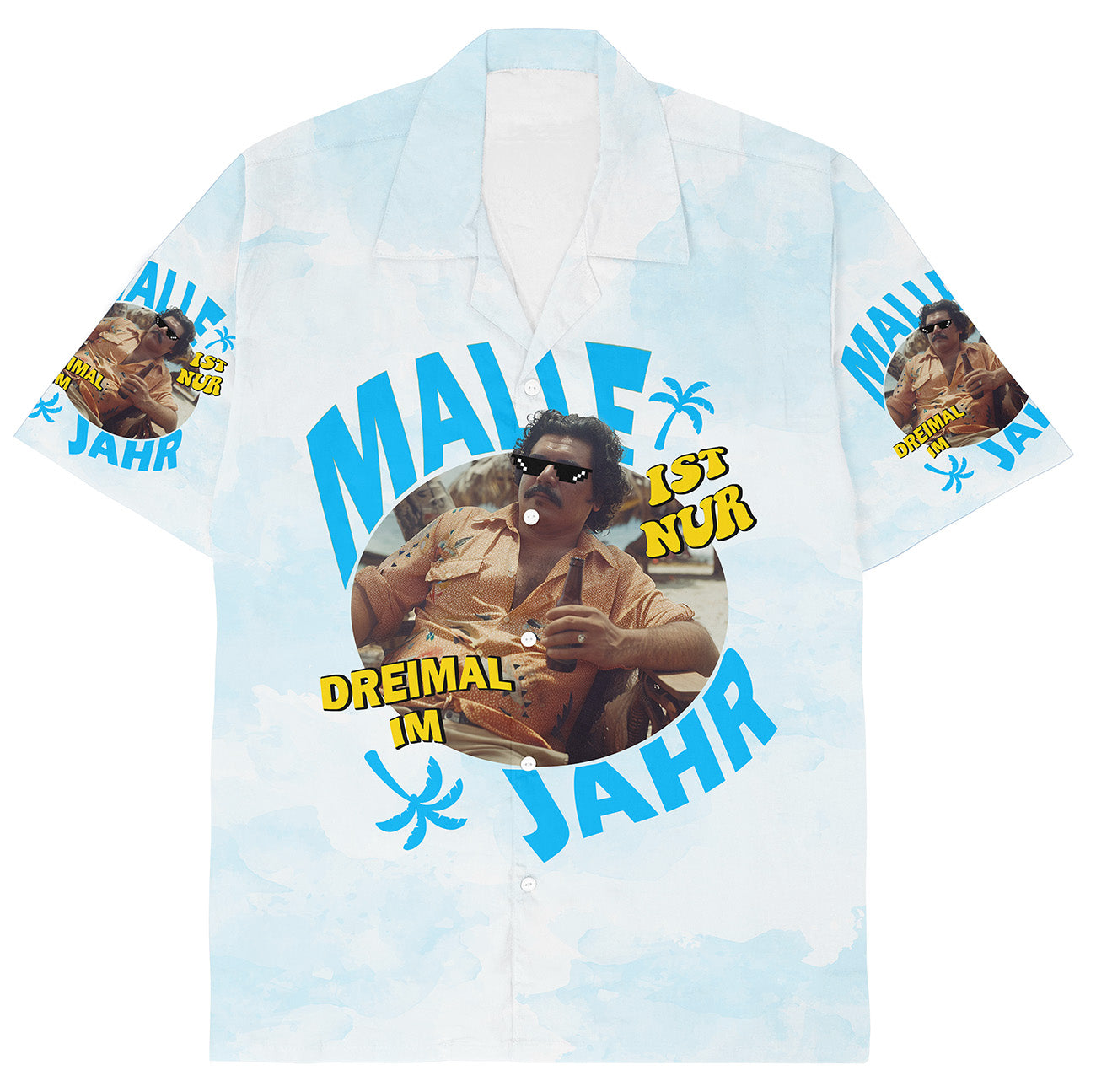 MALLE IST DREIMAL - Hawaiihemd