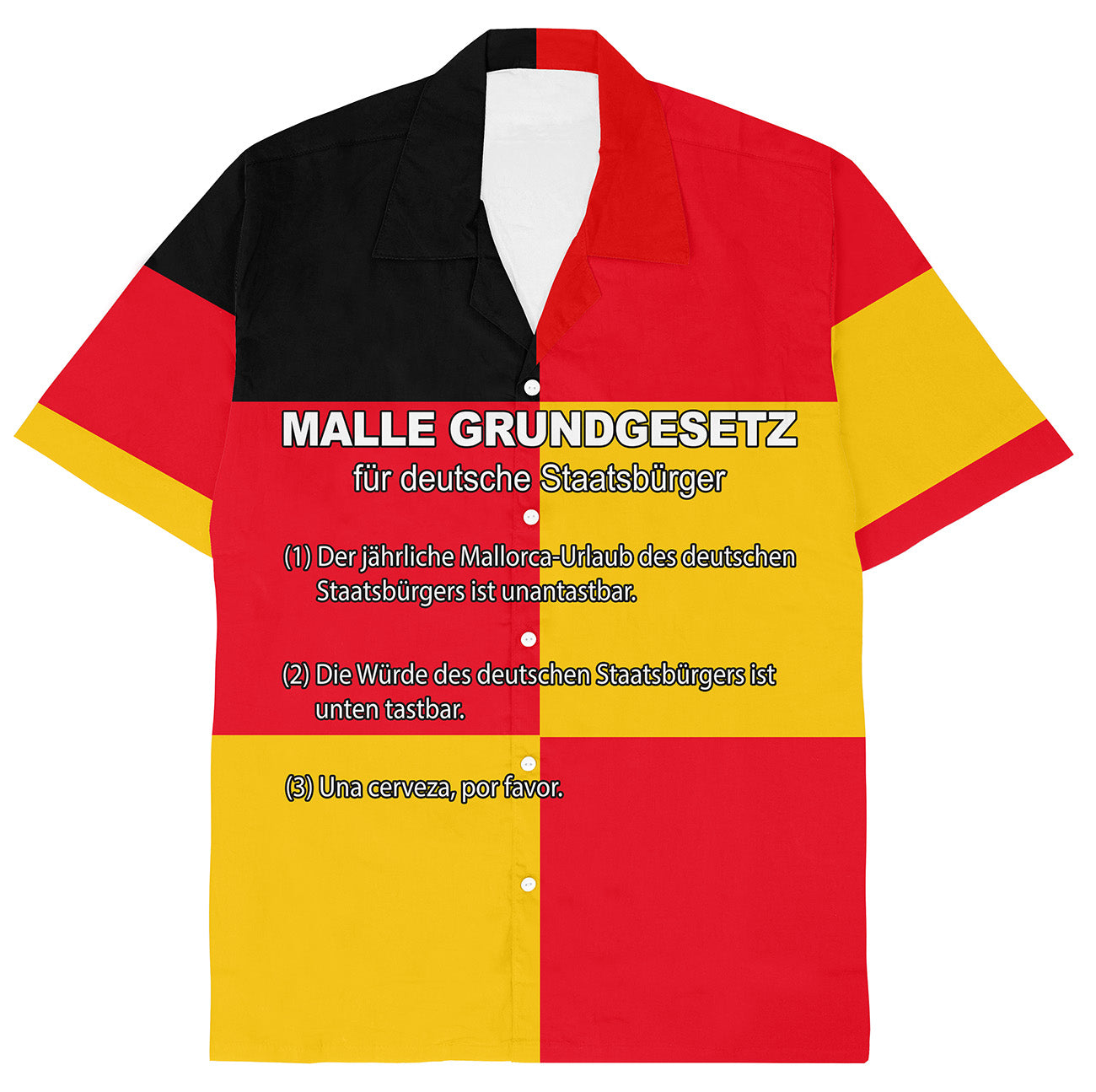 MALLE GRUNDGESETZ - Hawaiihemd