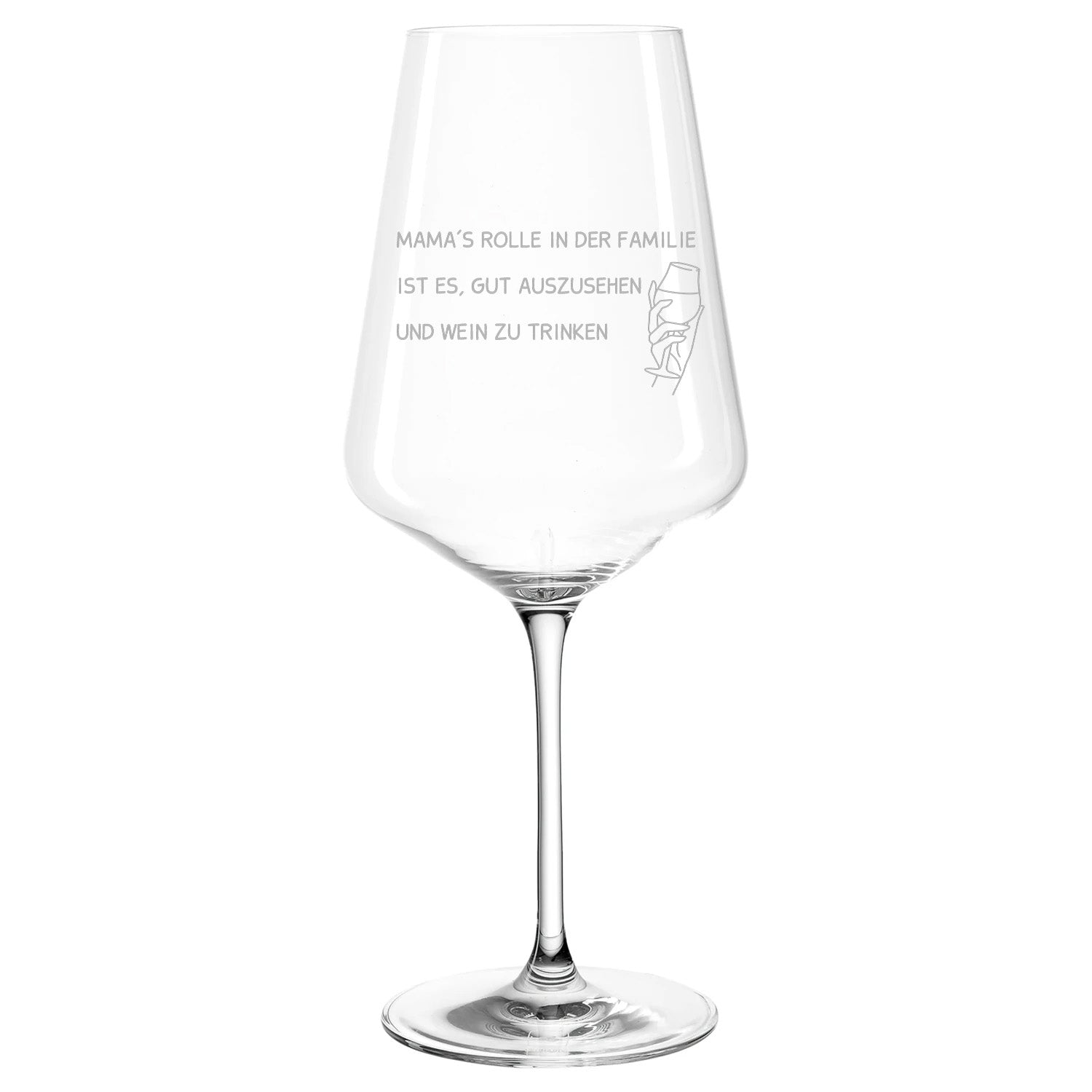 MAMA'S ROLLE - Weinglas