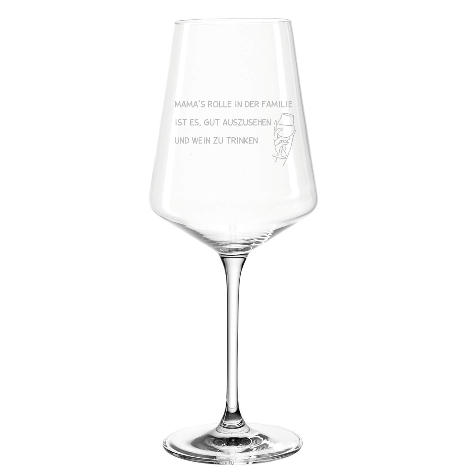 MAMA'S ROLLE - Weinglas