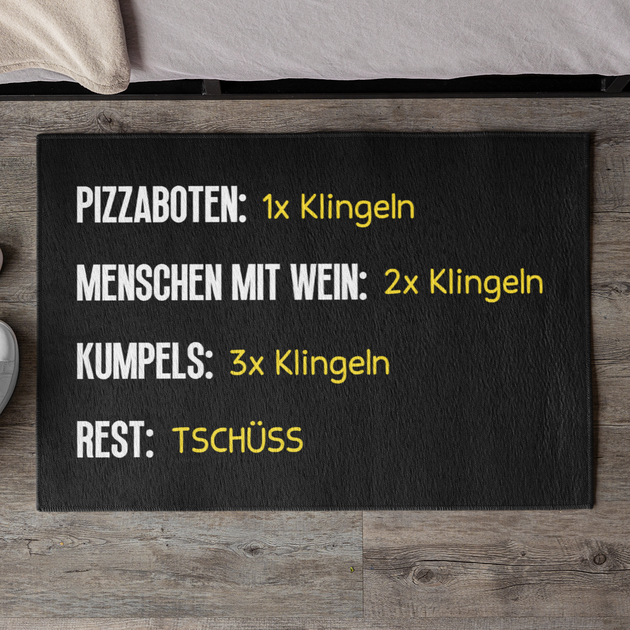 PIZZABOTE - Premium Fußmatte