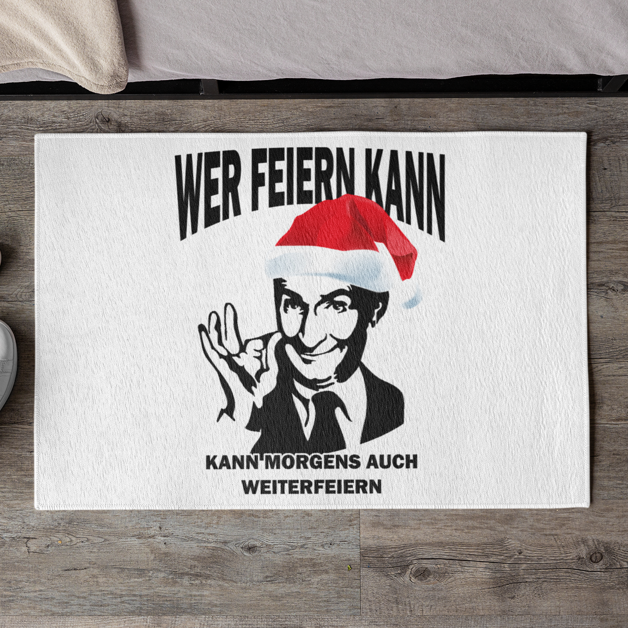 WER FEIERN KANN - Premium Fußmatte