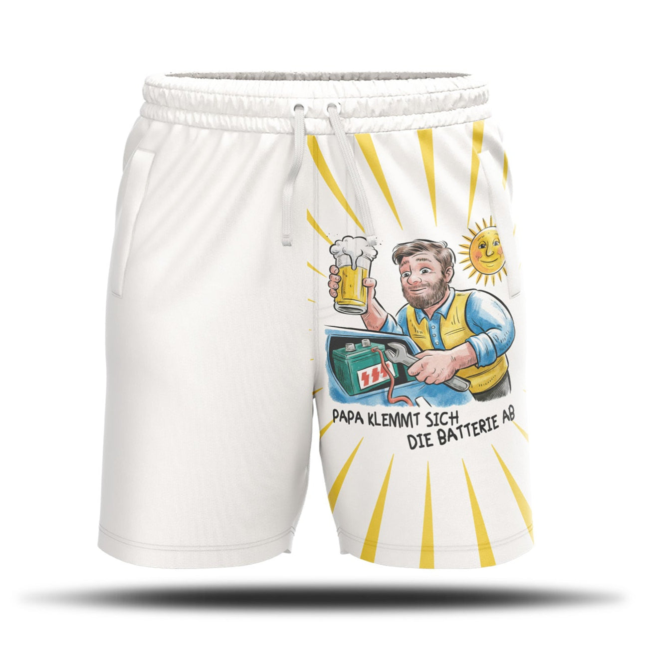 BATTERIE - Fullprint Badeshort